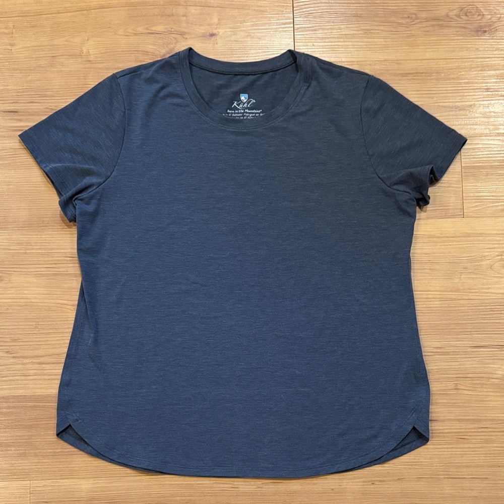 Kuhl Women's Blue Short Sleeve Tee Constance